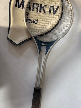 Head Mark IV Silver and Blue Tennis Racket